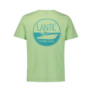 men’s green lantic performance fit tri blend t shirt - Back