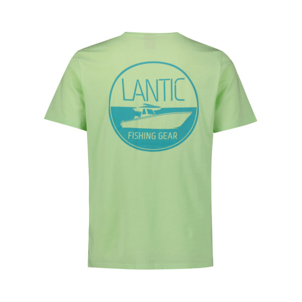 men’s green lantic performance fit tri blend t shirt - Back