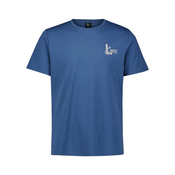 men’s blue lantic performance fit tri blend t shirt