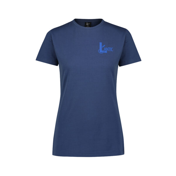 women’s blue on blue lantic performance fit tri blend t shirt - Front