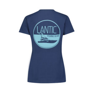 women’s light blue lantic performance fit tri blend t shirt